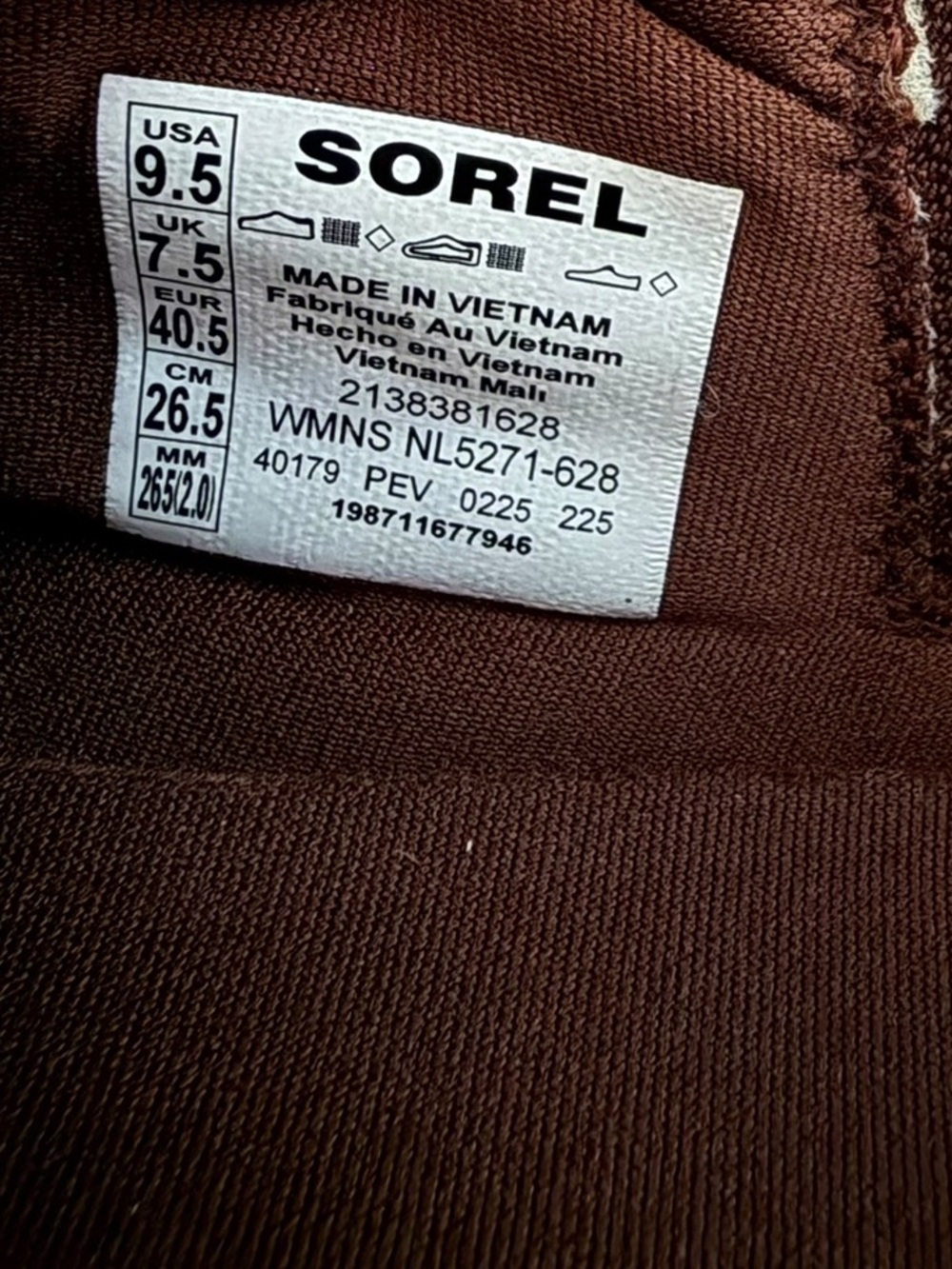 Sorel Out N About IV Mini Puffy Redwood Boots - Sz 9.5 - Picture 9 of 9